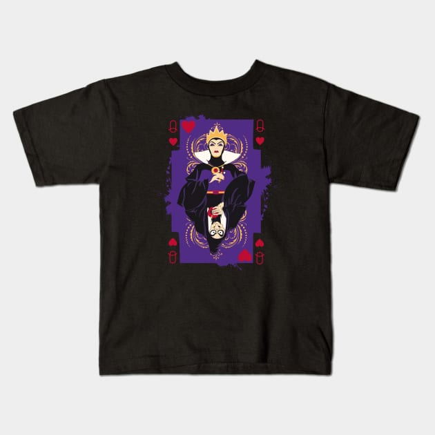 Evil Card Kids T-Shirt by Edwoody